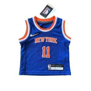 New York Knicks Jalen Brunson #11 Youth Jersey Nike NBA Swingman 24M Blue